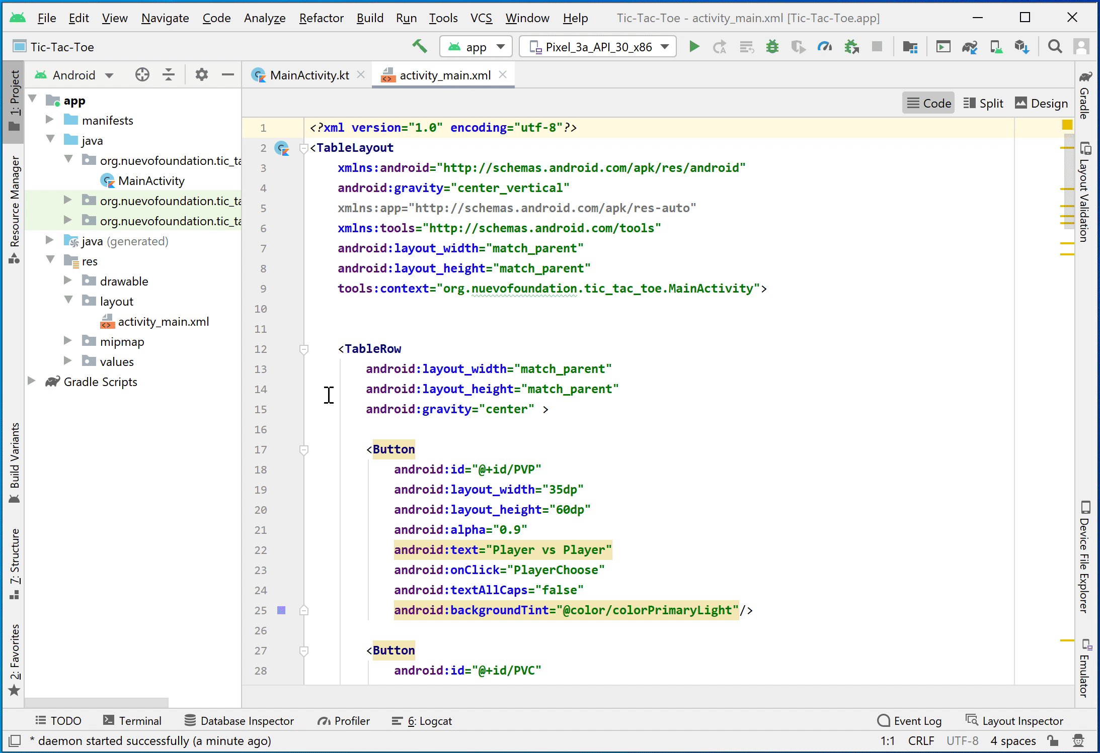 shows the steps needed to accept Android licenses