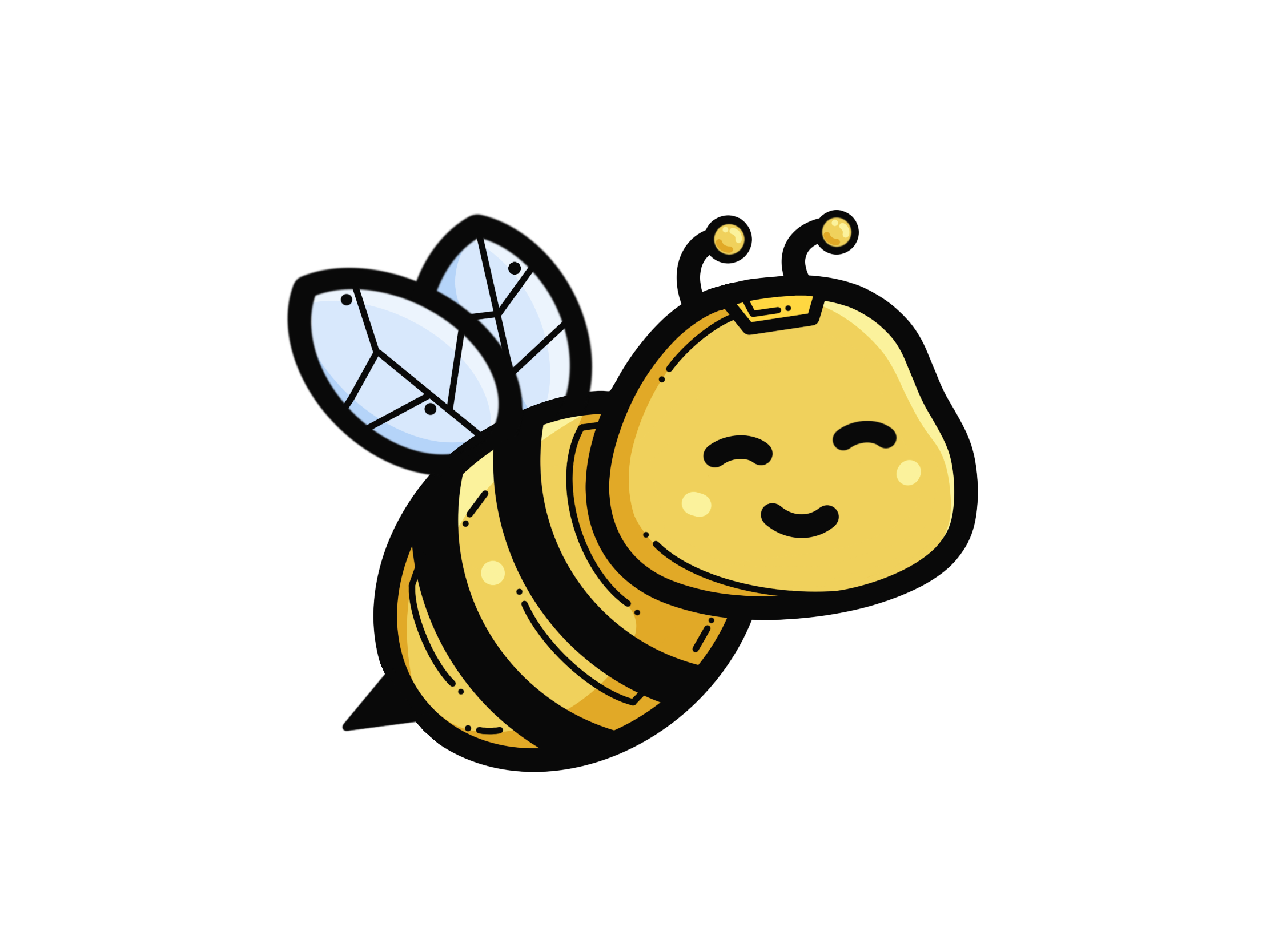 Abeja feliz