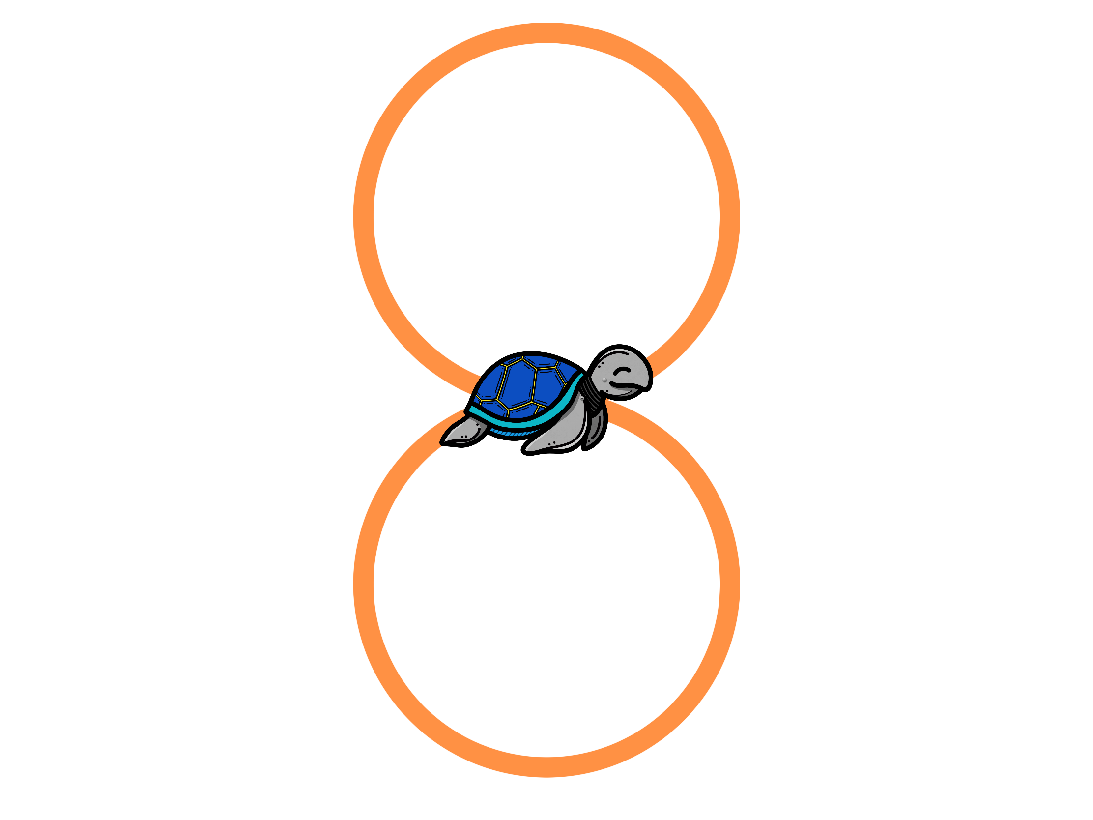 Dibujando la figura del numero 8