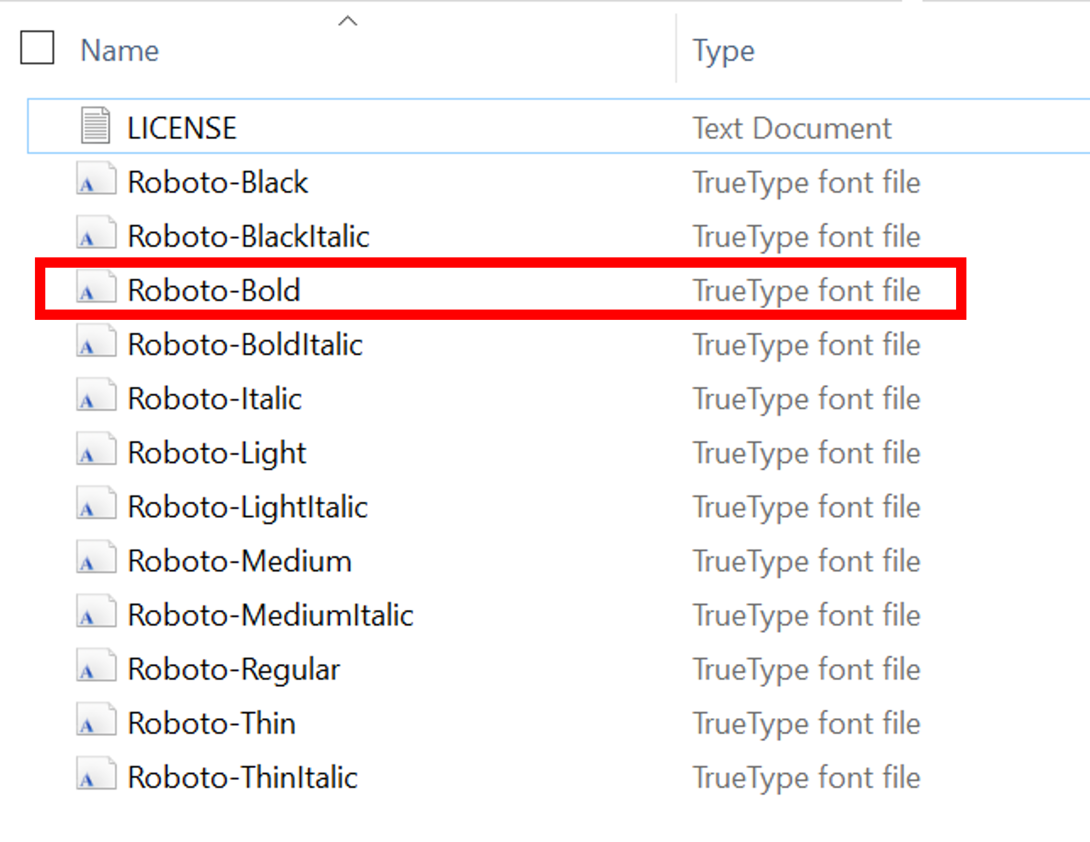 google font family upload