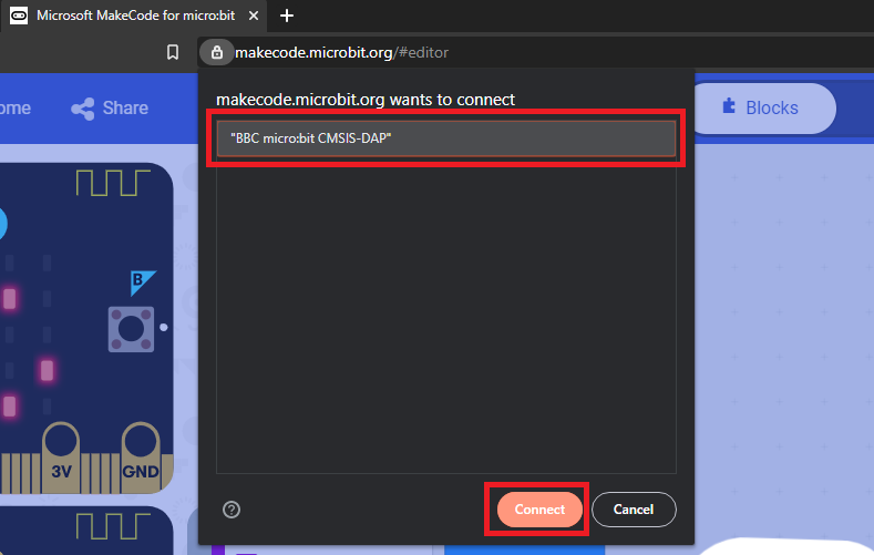 The browser&rsquo;s connected devices list