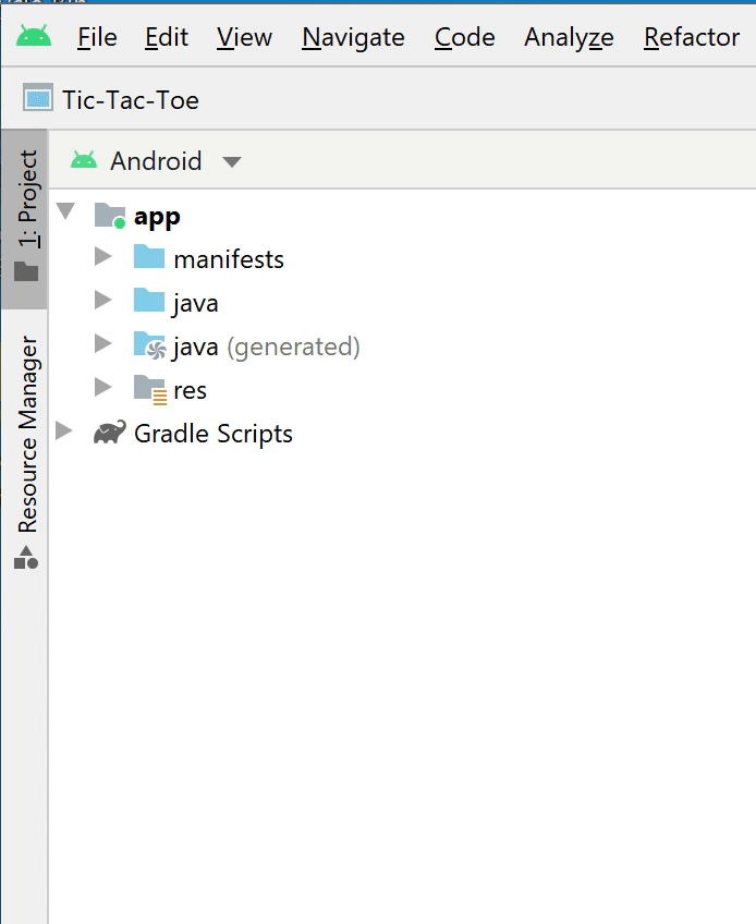 Mostra como navegar no toe strings.xml no Android Studio